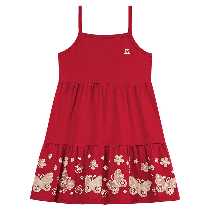 Vestido Infantil Kely Kety Alcinha Estampa Borboletas Vestido Infantil Kely Kety Alcinha Estampa Borboletas