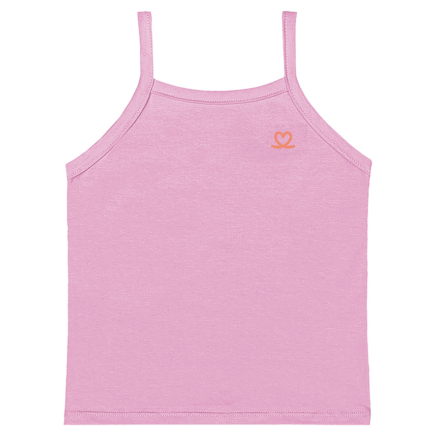 Blusa Infantil Kely Kety Básica Com Alça Em Cotton Blusa Infantil Kely Kety Básica Com Alça Em Cotton