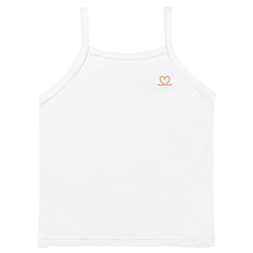 Blusa Juvenil Kely Kety Básica Com Alça Em Cotton Blusa Juvenil Kely Kety Básica Com Alça Em Cotton