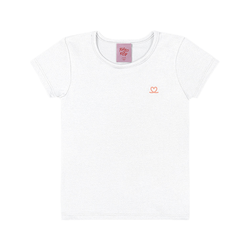 Blusa Juvenil Kely Kety Manga Curta Em Cotton Blusa Juvenil Kely Kety Manga Curta Em Cotton