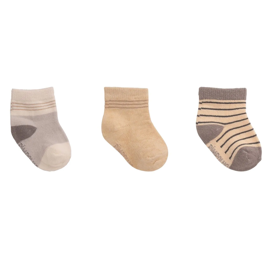 Meia Bebê Pimpolho Menino Kit Com 3 Peças