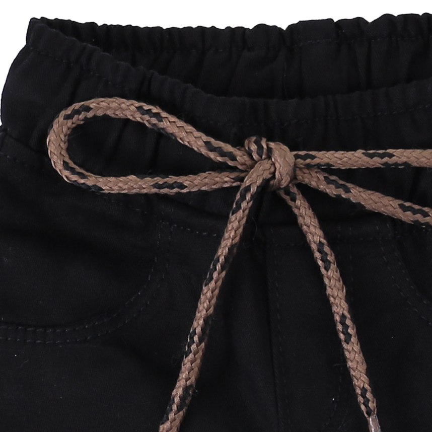 Bermuda Infantil Articolare Sarja Jogger Com Cadarço