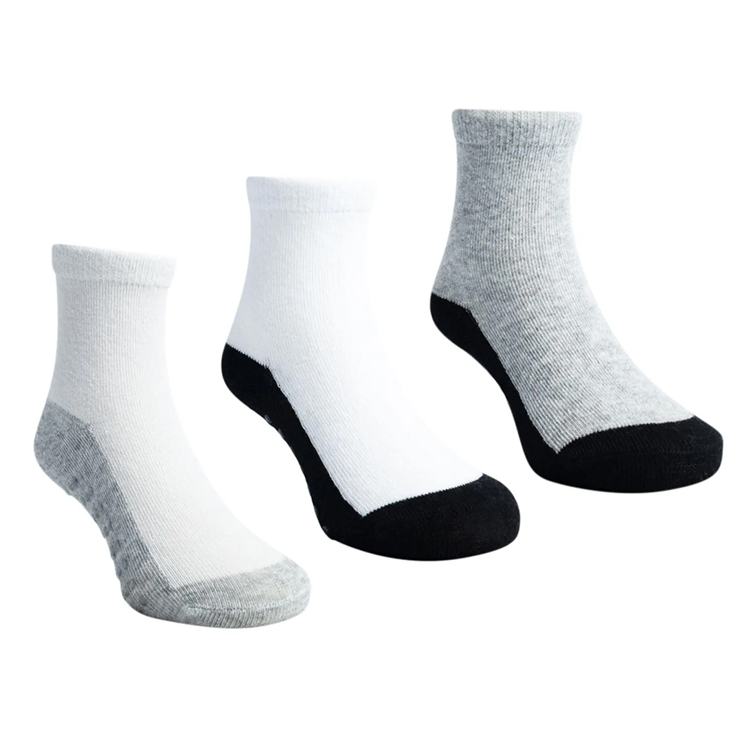 Meia Infantil Pimpolho Unissex Lisa Com 3 Peças