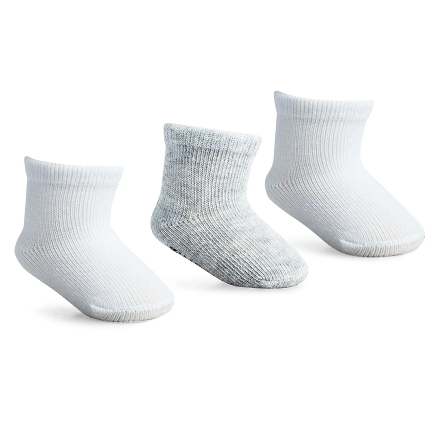 Meia Bebê Pimpolho Unissex Cano Alto Com 3 Peças