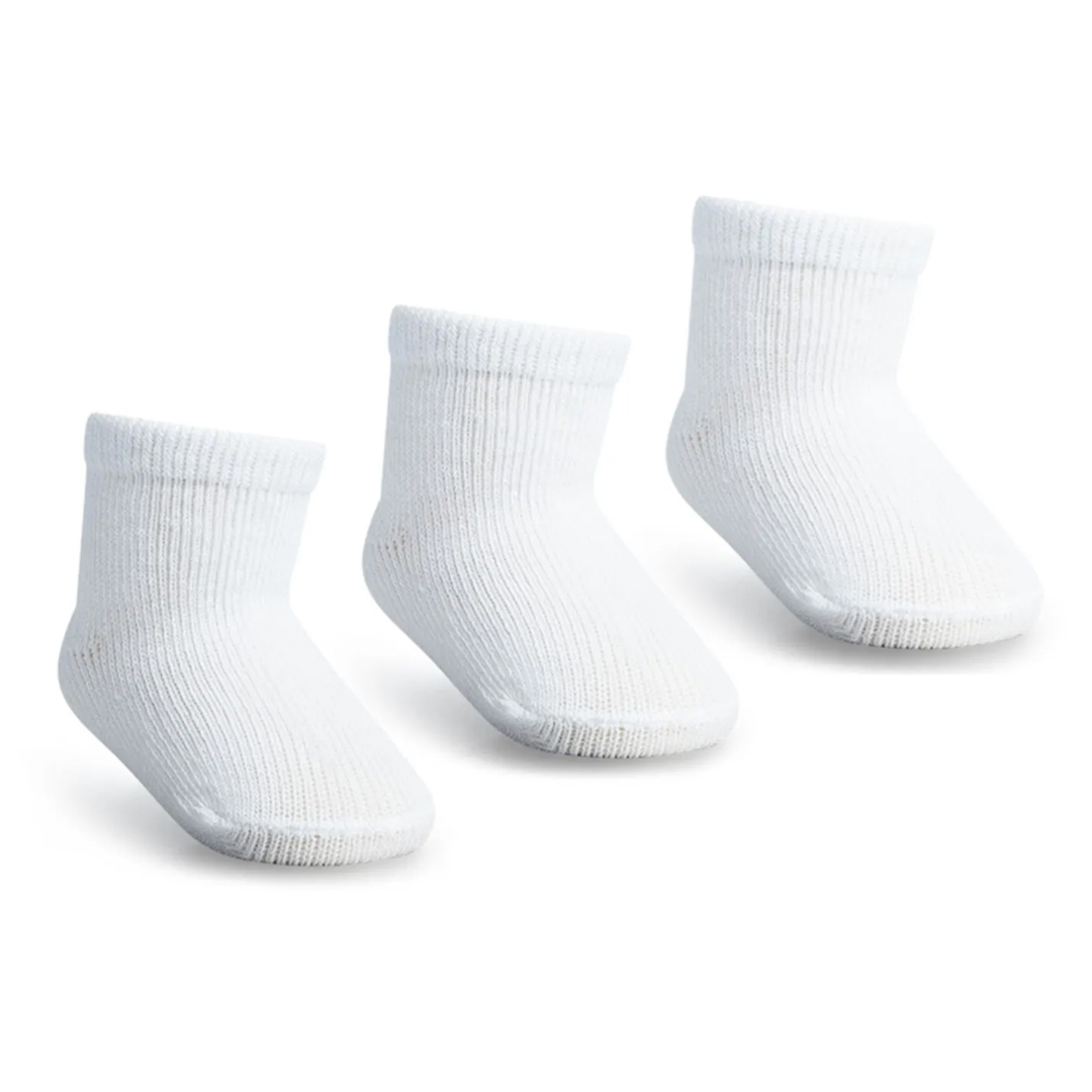 Meia Bebê Pimpolho Unissex Cano Alto Com 3 Peças