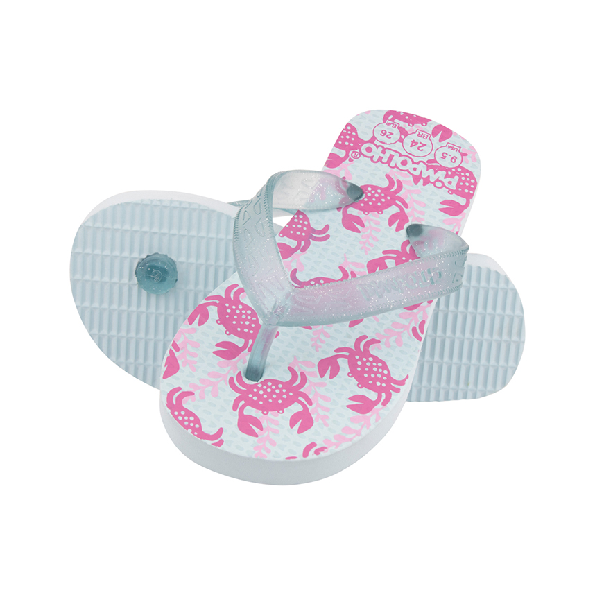 Chinelo Infantil Pimpolho Estampa Caranguejo