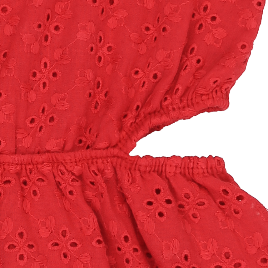 Vestido Juvenil Colorittá Alça Lasie  Bordado Recorte Later