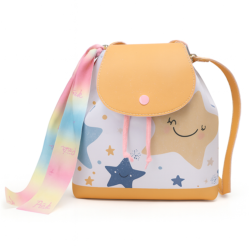 Mochila Infantil Princesa Pink Estampa Estrelas