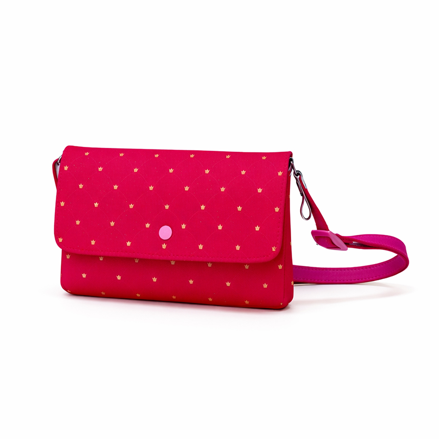 Bolsa Infantil Princesa Pink Metalassê Pelúcia