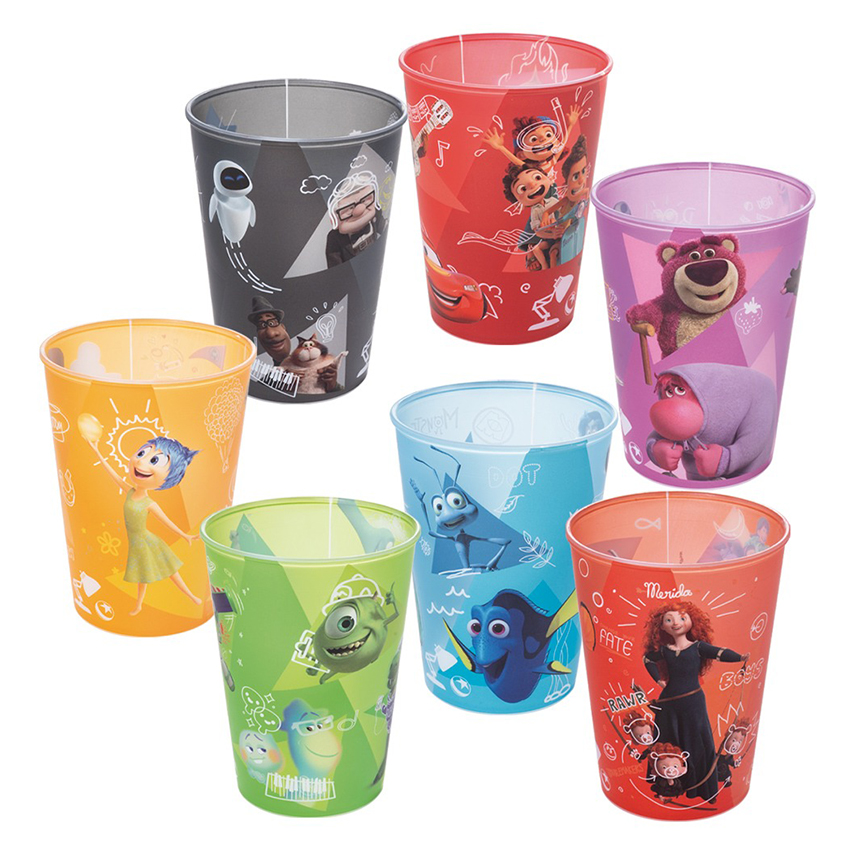 Copo Infantil Plasútil Estampa Pixar 320 ml