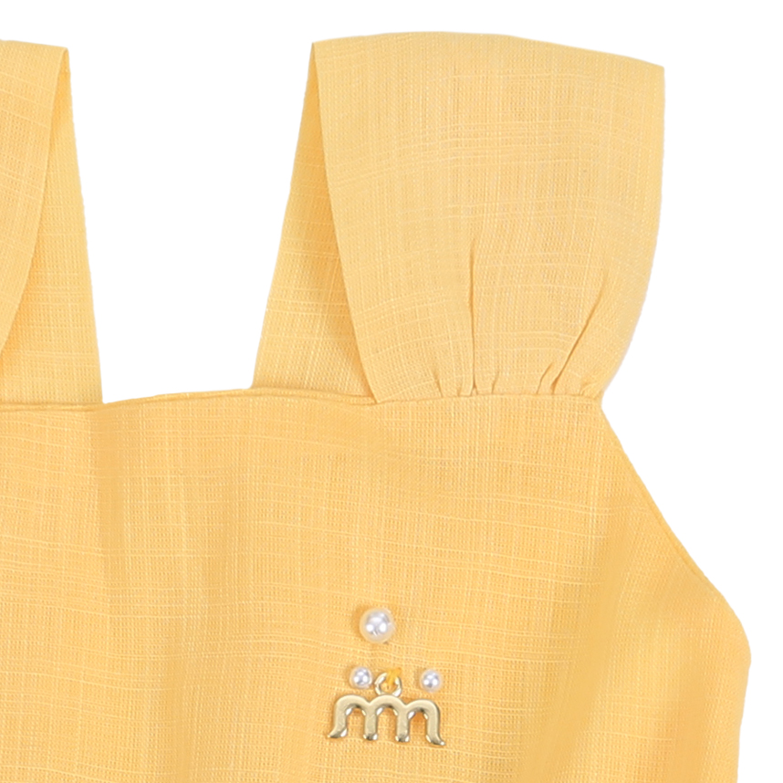 Vestido Infantil Milli Nina Alça Babado Duplo