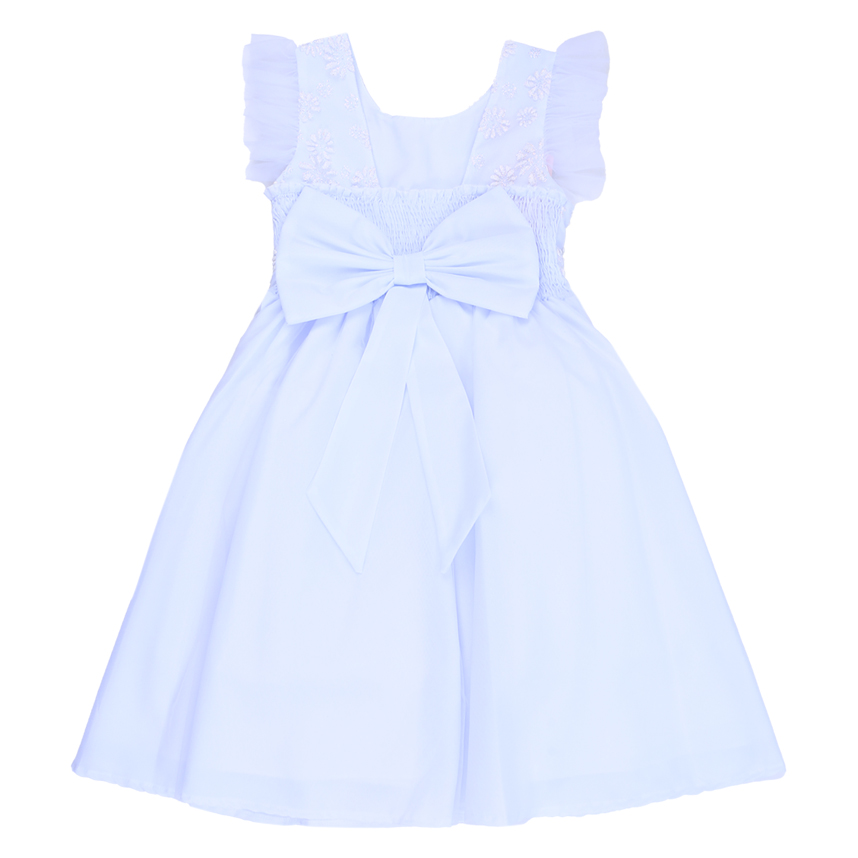 Vestido Infantil Cattai Tule Pala Tule em Relevo