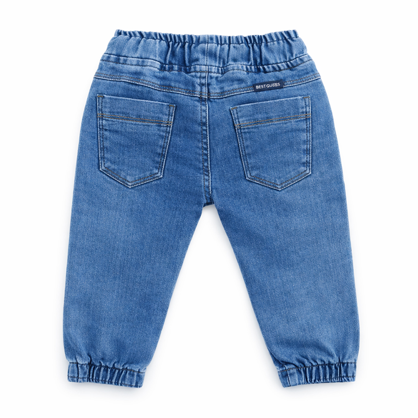 Calça Jeans Bebê Articolare Cós E Barra com Elástico Calça Jeans Bebê Articolare Cós E Barra com Elástico