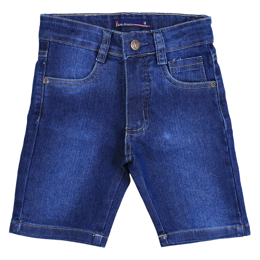 Bermuda Jeans Infantil Faos Used Leve Básica