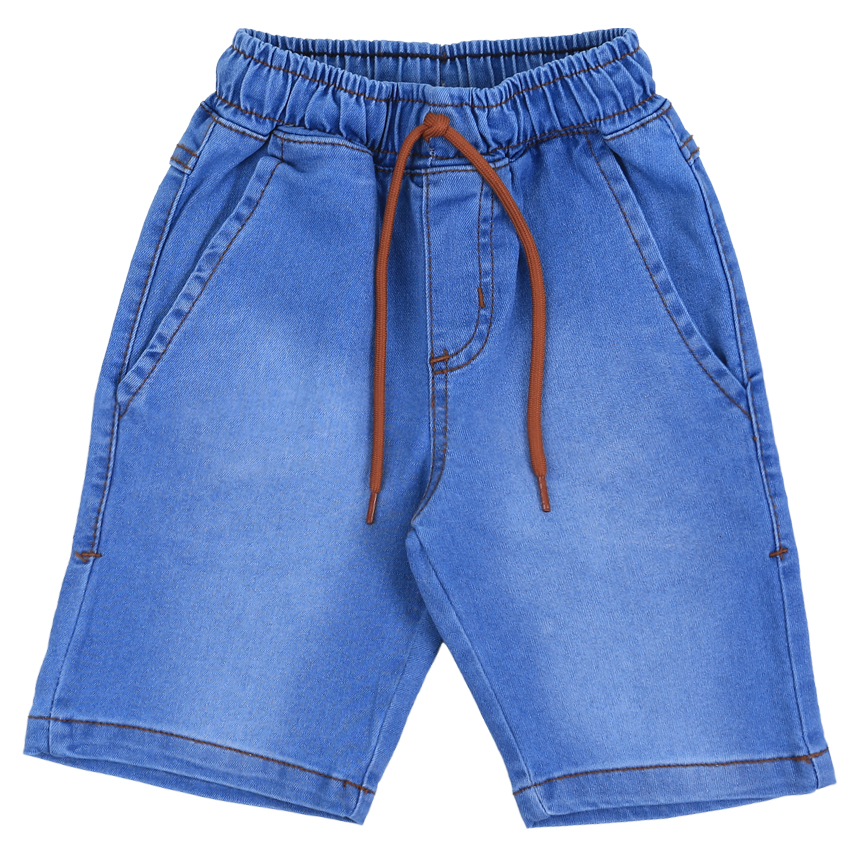 Bermuda Infantil Faos Jeans Claro Bolso Faca