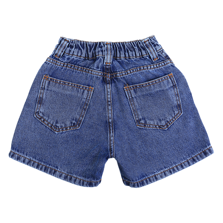 Short Jeans Juvenil Frommer Com Elástico No Cós