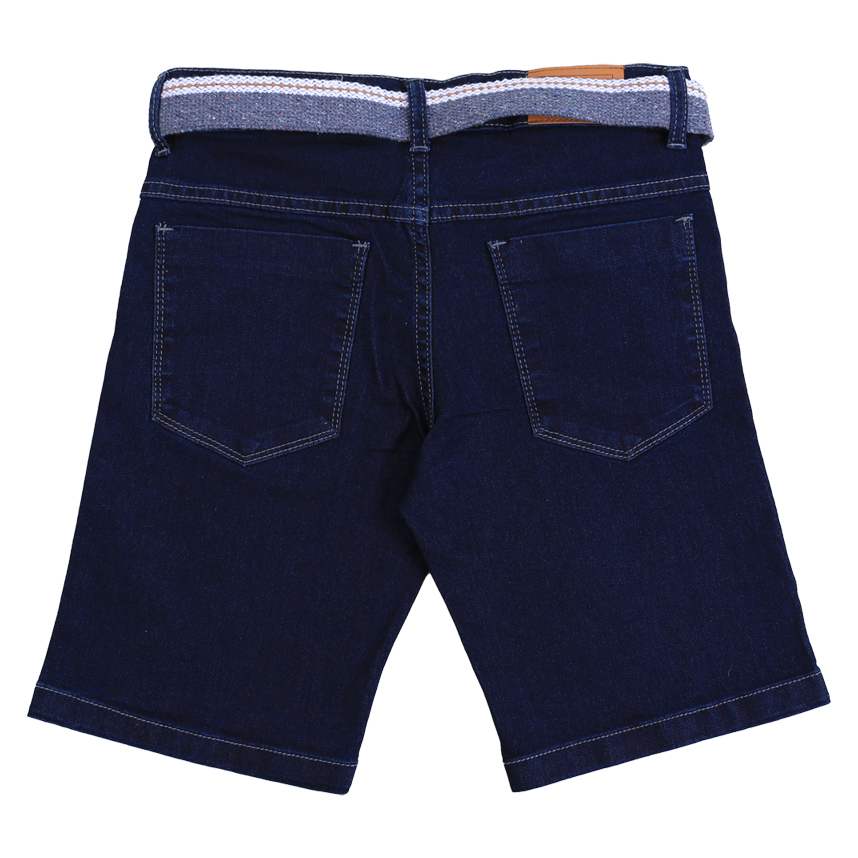 Bermuda jeans Infantil Perbol  Básica Com Cinto