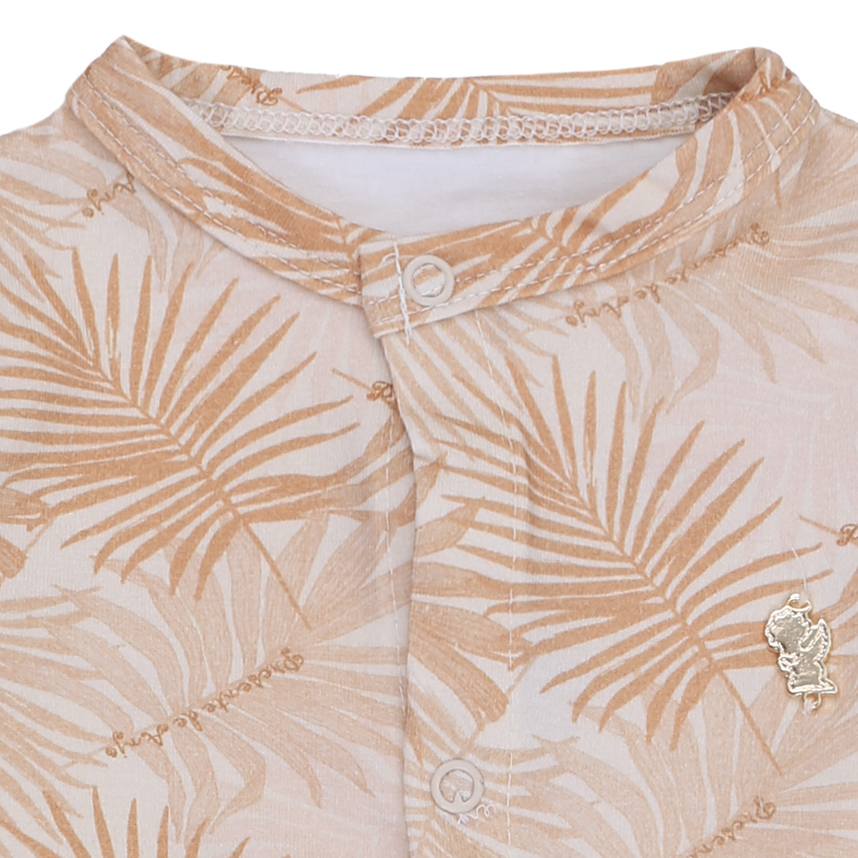 Macacão Bebê Presente De Anjo Com Botões Estampa Safari Macacão Bebê Presente De Anjo Com Botões Estampa Safari