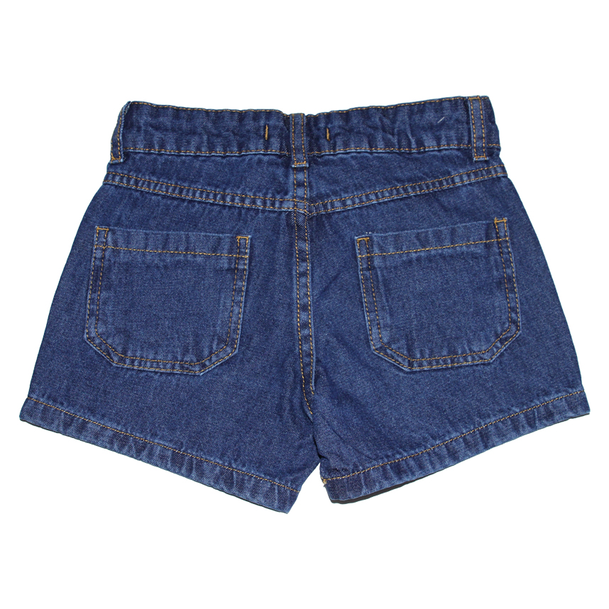 Short Jeans Infantil Revert Lavagem Escura Short Jeans Infantil Revert Lavagem Escura
