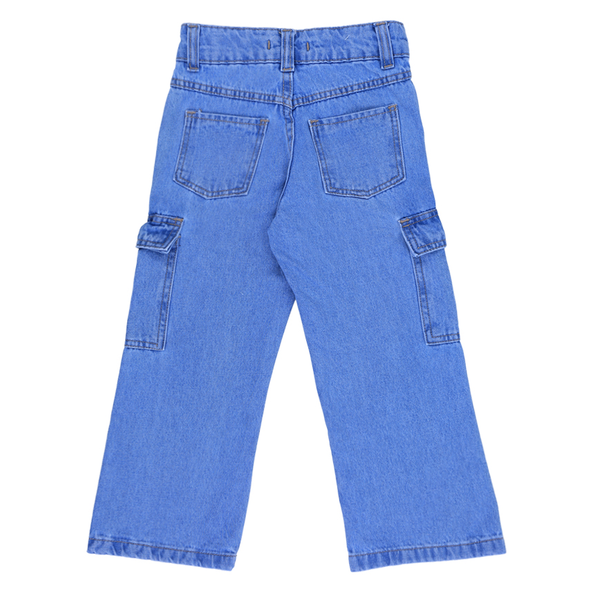 Calça Juvenil Revert Wide Leg Com Bolso Cargo Calça Juvenil Revert Wide Leg Com Bolso Cargo