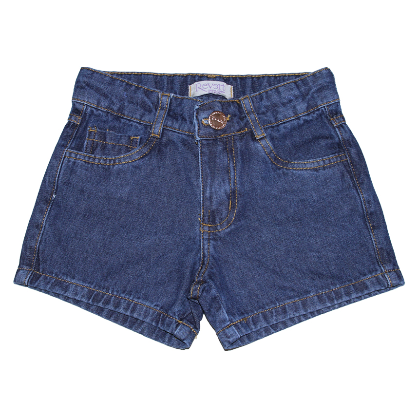 Short Jeans Juvenil Revert Lavagem Escura