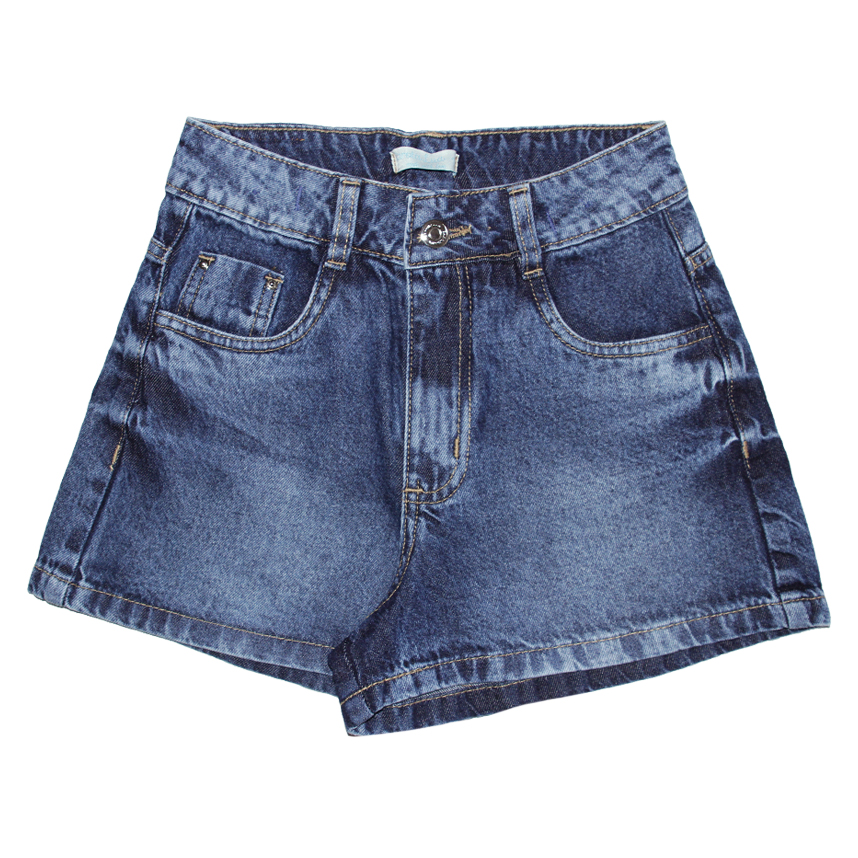 Short Jeans Juvenil Garota Lua Detalhe Used