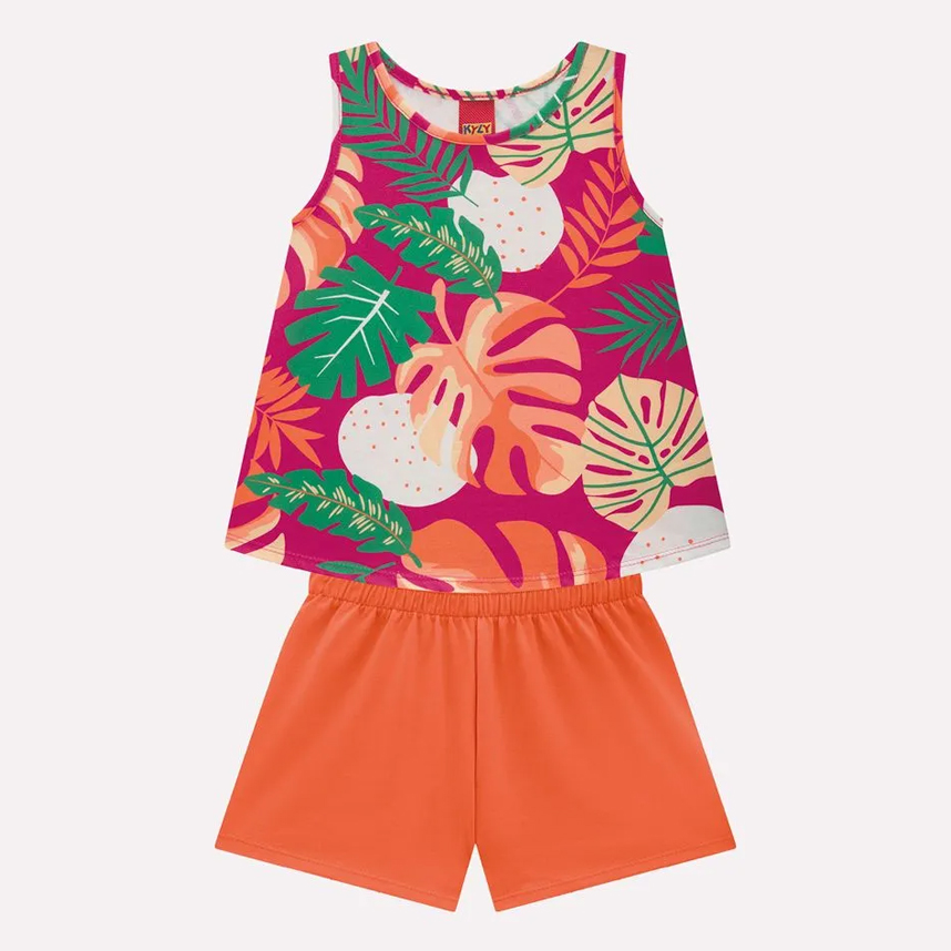 Conjunto Infantil Kyly Blusa Regata E Short Cotton Conjunto Infantil Kyly Blusa Regata E Short Cotton