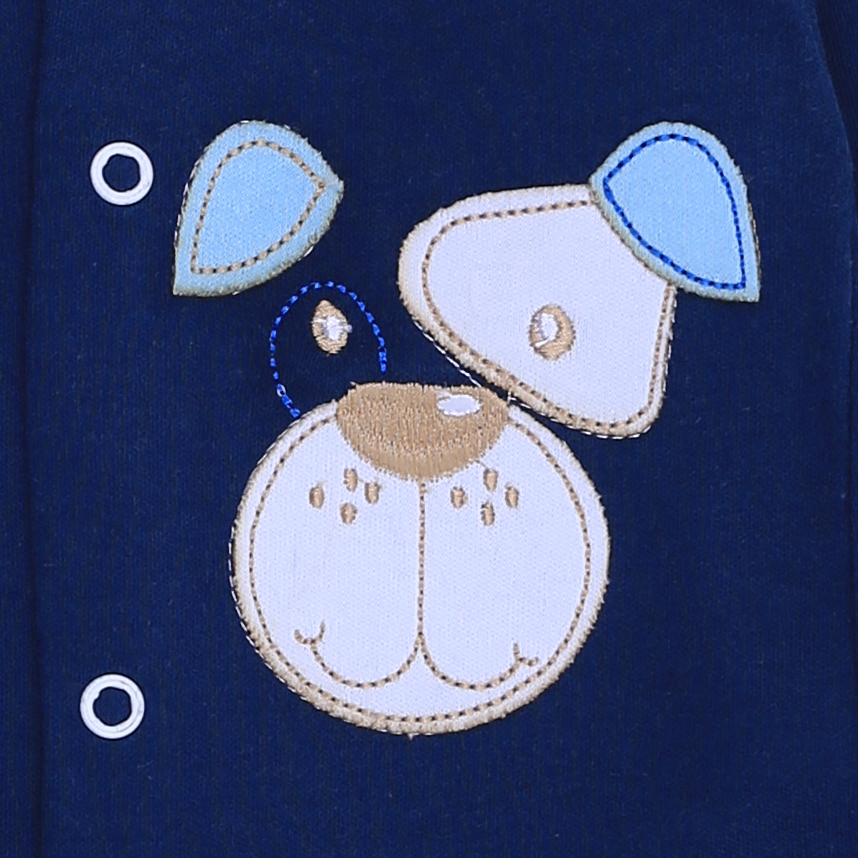 Macacão Longo Bebê Smoby Bordado Cachorro Macacão Longo Bebê Smoby Bordado Cachorro