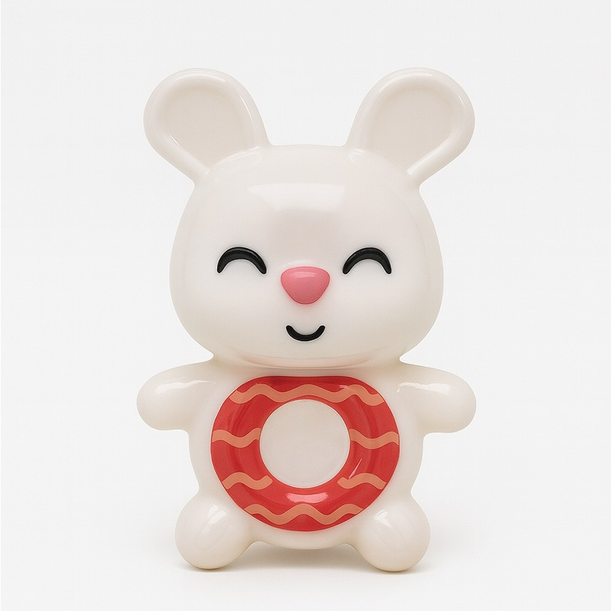 Mordedor Bebê Vila Toy Formato Coelho