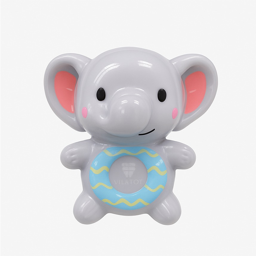 Mordedor Bebê Vila Toy Formato Elefante