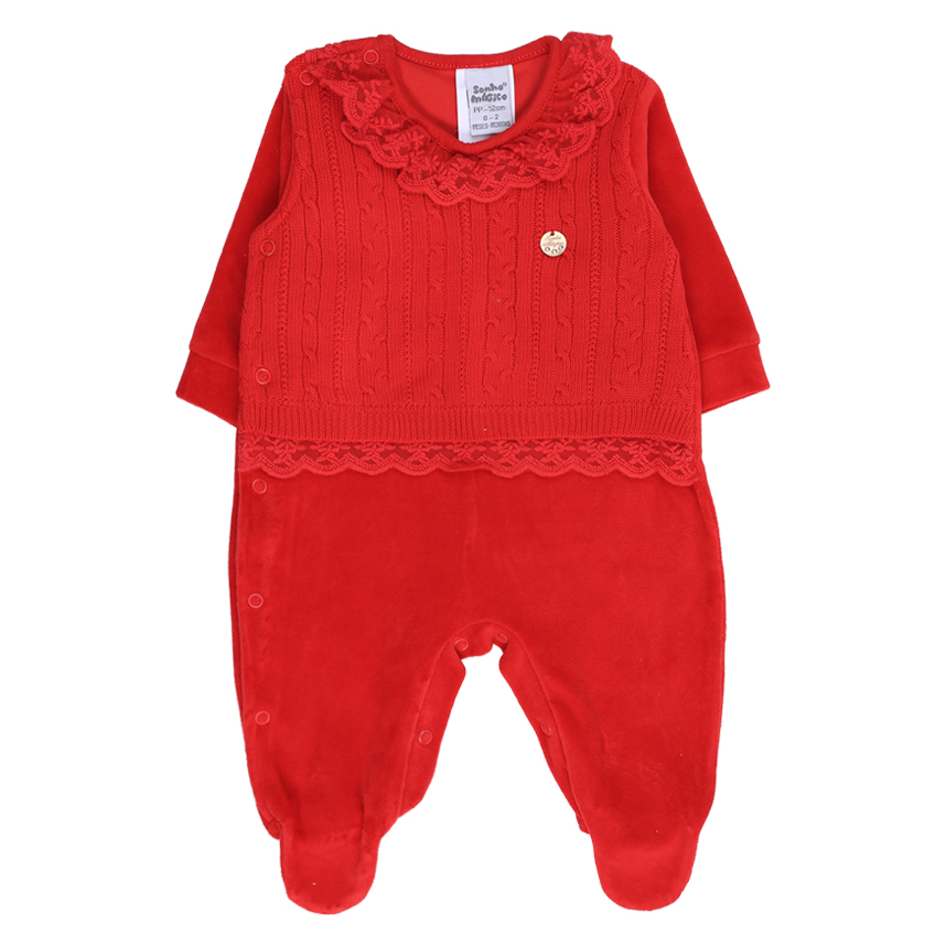 Saída De Maternidade Sonho Mágico Detalhe Laço 2 Peças