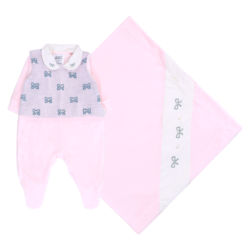 Saída Maternidade Sonho Mágico Detalhe Laços 2 peças
