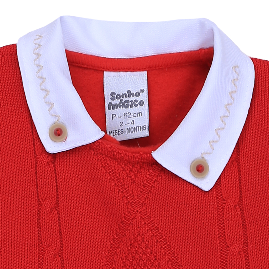 Macacão Longo Bebê Sonho Mágico Detalhe Na Pala Macacão Longo Bebê Sonho Mágico Detalhe Na Pala