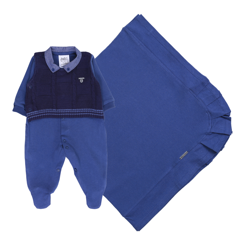 Saída Maternidade Sonho Mágico Com Gola 2 Peças