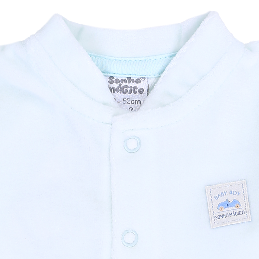 Macacão Longo Plush Bebê Sonho Mágico Estampa Sortida Macacão Longo Plush Bebê Sonho Mágico Estampa Sortida