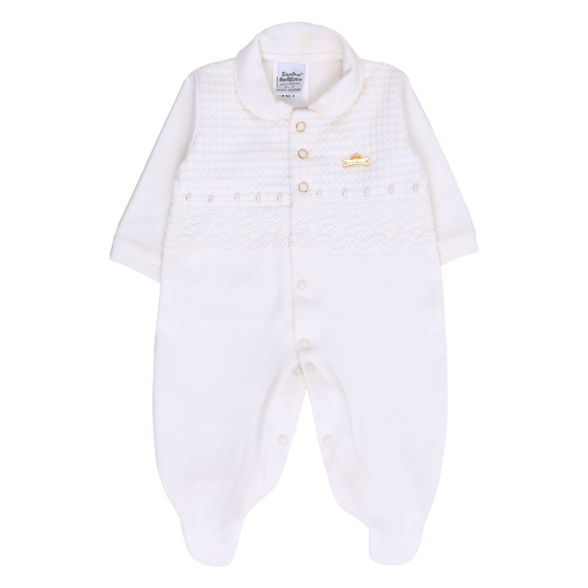 Saída Maternidade Sonho Mágico Detalhe Flor 2 Peças