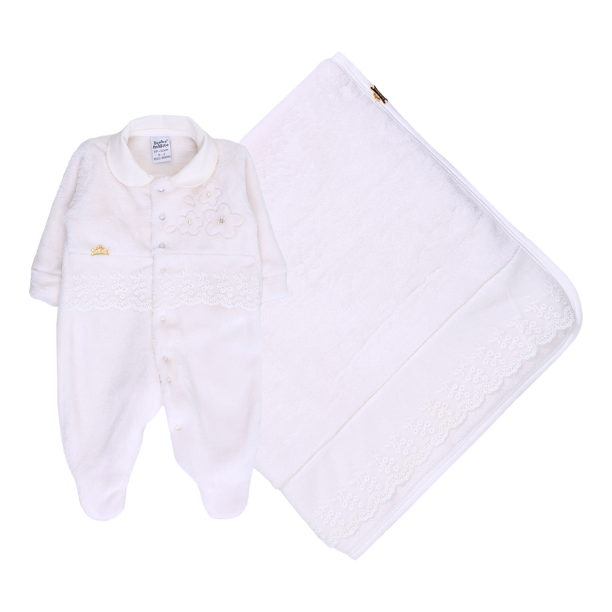 Saída Maternidade Sonho Mágico Detalhe Na Pala 2 peças