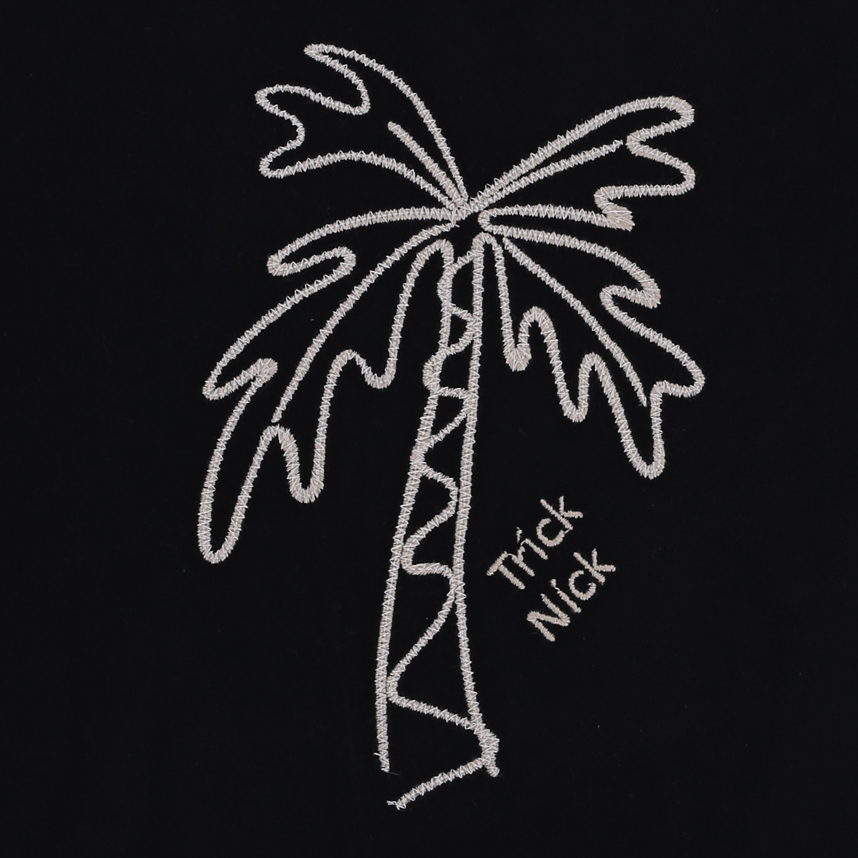 Camiseta Infantil Trick Nick Manga Curta Bordado Coqueiro