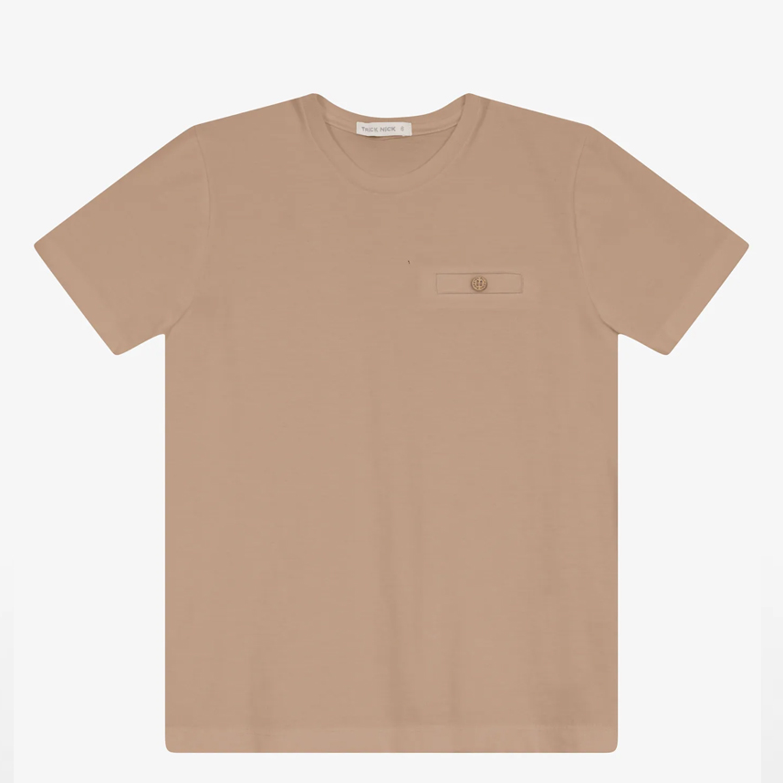 Camiseta Infantil Trick Nick Manga Curta Com Bolso Falso