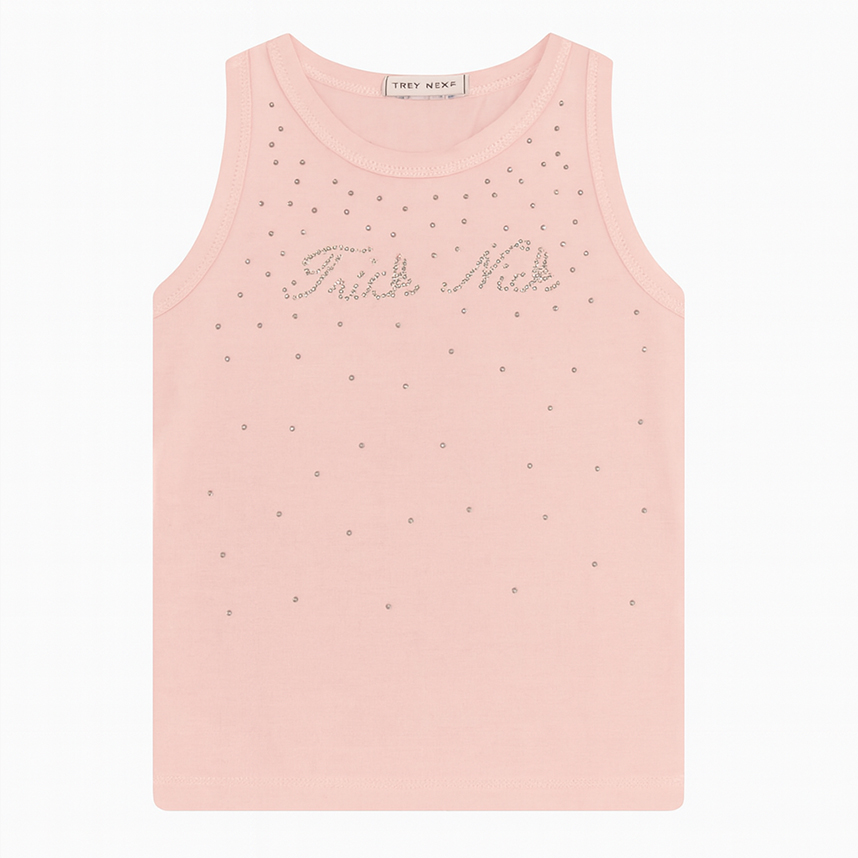 Blusa Infantil Trick Nick Cavada Aplique Strass