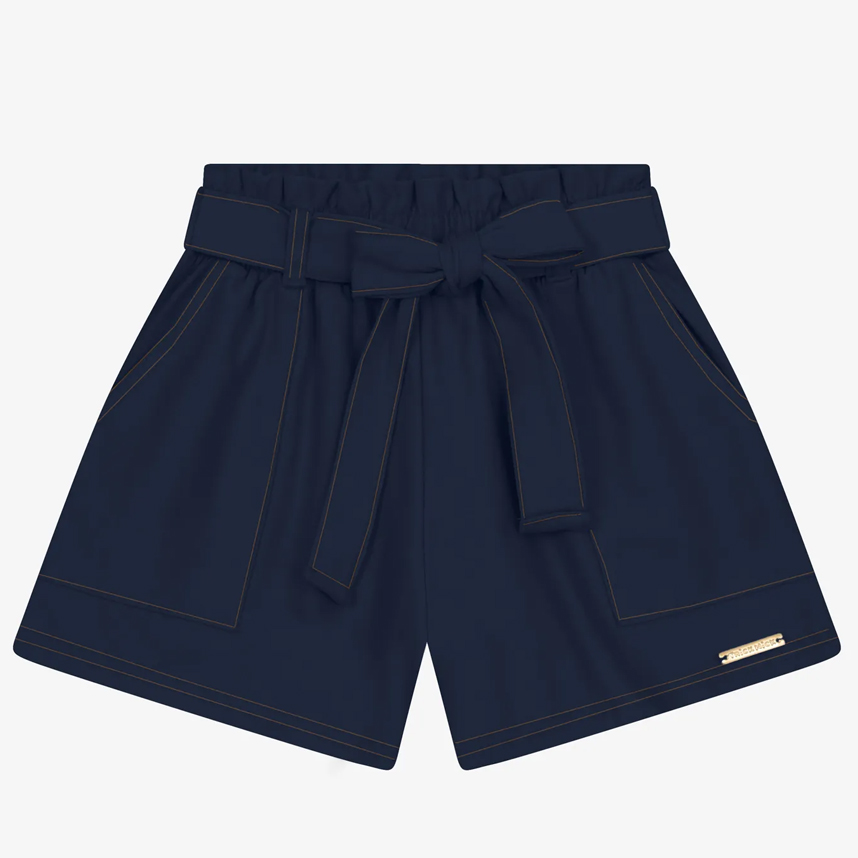 Short Infantil Trick Nick Moletinho Com Cinto