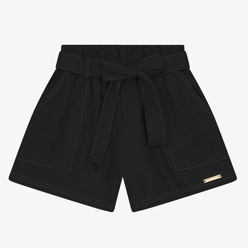 Short Infantil Trick Nick Moletinho Com Cinto Short Infantil Trick Nick Moletinho Com Cinto