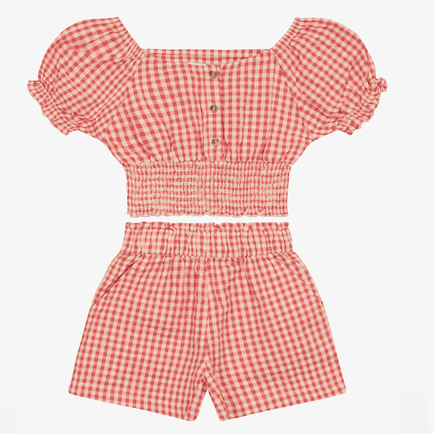 Conjunto Infantil Trick Nick Blusa Latex E Short Xadrez Conjunto Infantil Trick Nick Blusa Latex E Short Xadrez