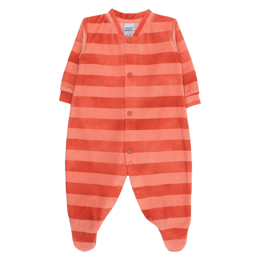 Macacão Longo Bebê Sonho Mágico Listra Tigre