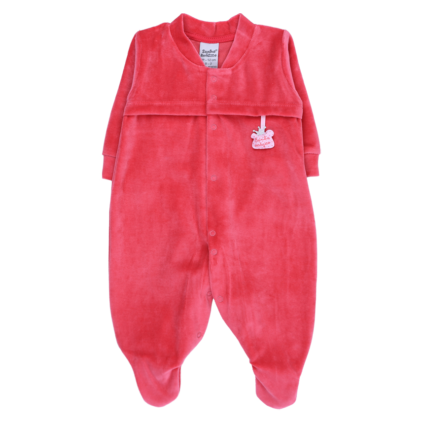 Macacão Longo Bebê Sonho Mágico Pala Princesa