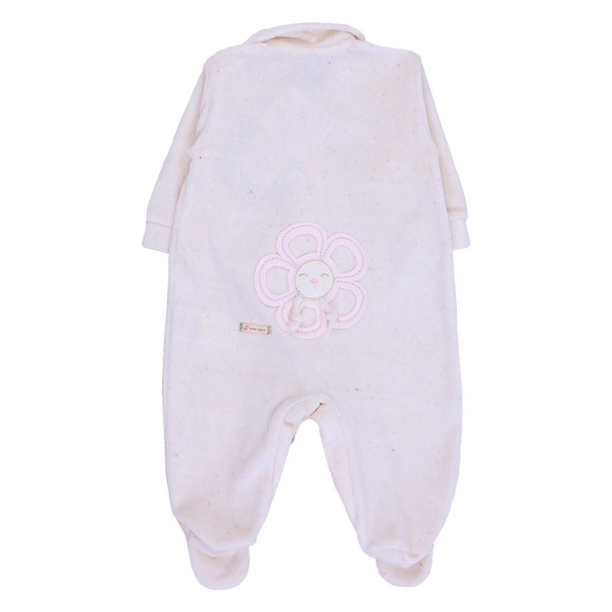 Macacão Longo Bebê Sonho Mágico Pala Lisa Com Botão Macacão Longo Bebê Sonho Mágico Pala Lisa Com Botão