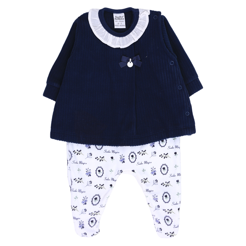 Macacão Longo Bebê Sonho Mágico Estampa Casaco