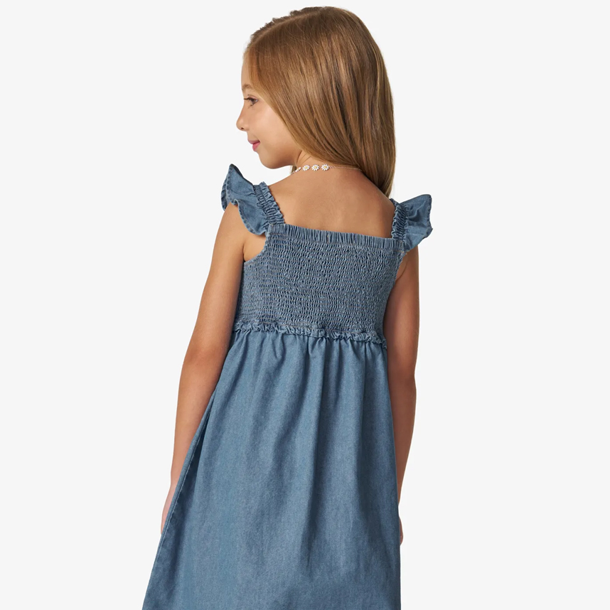 Vestido Jeans Juvenil Trick Nick Alça Babado Pala Latex Vestido Jeans Juvenil Trick Nick Alça Babado Pala Latex