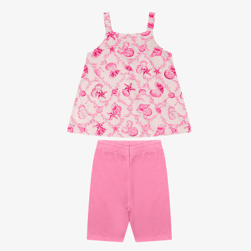 Conjunto Infantil Rovitex Blusa Regata E Short Ciclista
