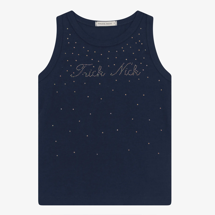 Blusa Juvenil Trick Nick Cavada Com Aplicação De Strass Blusa Juvenil Trick Nick Cavada Com Aplicação De Strass